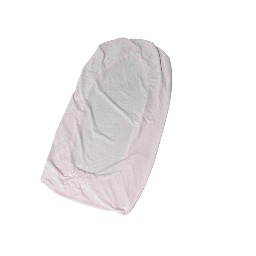 pottery barn kids pink soft‎ velour crib mattress sheet so so soft Excellent